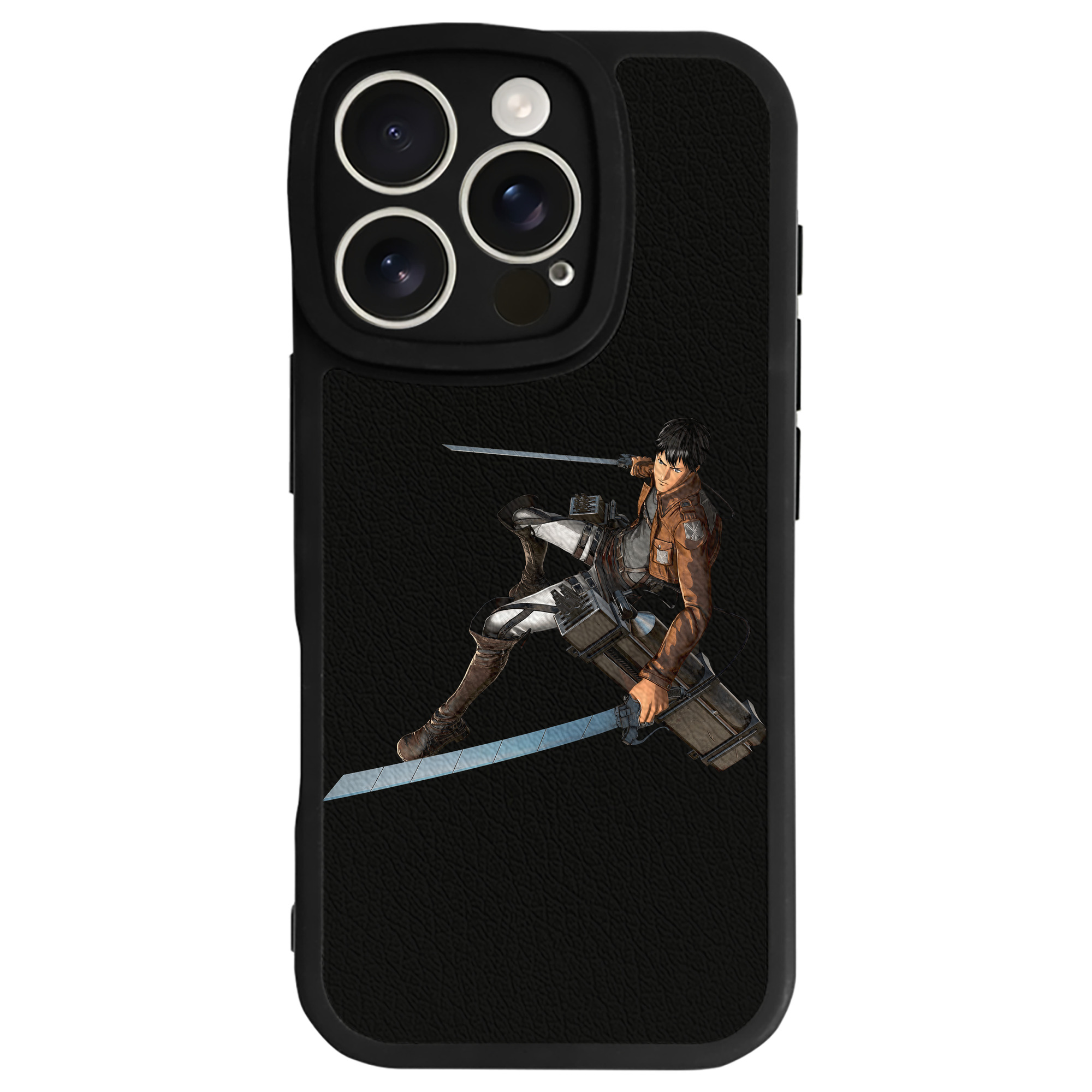 （画像用） 進撃の巨人 ベルトルト・フーバー Attack on Titan Bertholdt Hoover 【iPhone 16シリーズ対応】シリコンスマホケース（レザー調） 材質：シリコン
